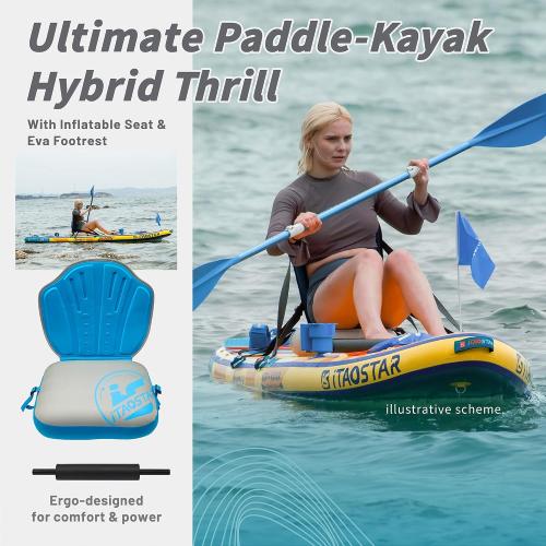 Journey 11'6 / 11'×34 / 11'×35 Extra Wide Paddle Board, One-Stop Premium SUP Board Accessories, Tailored Fins, Stable Inflatable Stand Up Paddle Boards for Youth/Adults of All Skill Levels