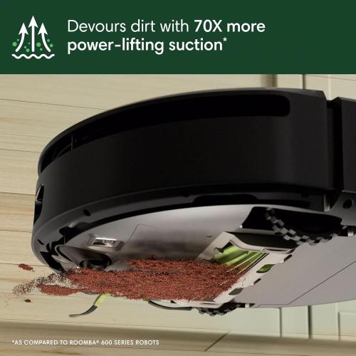 iRobot Roomba 205 DustCompactor Vac Robot Vacuum - Compacts Dirt Inside, No Emptying for 60 Days, Space Saving, No Dock Needed, Bagless, Intense Power-Lifting Suction, LiDAR Navigation, Multi-Surface