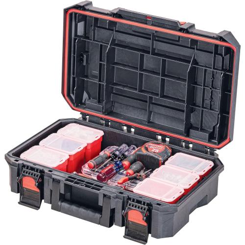CRAFTSMAN TRADESTACK System Tool Box, Water Resistant Tool Storage, with 6 Small Parts Containers, 21 Inch (CMST21415)