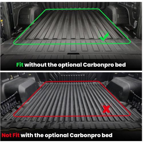 LASFIT Truck Bed Mat 2019-2026 for Chevrolet Chevy Silverado 1500 | GMC Sierra 1500 (Only Fit 5.8FT Bed), Bed Liner for Chevy Silverado GMC Sierra 1500, Not Fit Optional CarbonPro Bed