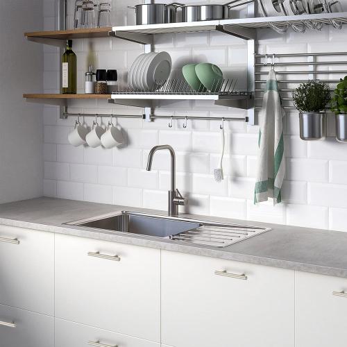 Ravinte 30 Pack 5'' Cabinet Pulls Brushed Nickel Stainless Steel Kitchen Drawer Pulls Cabinet Handles 3 Hole Center