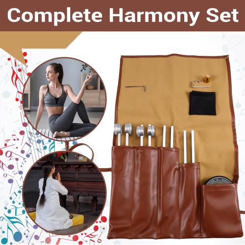 Chakra Tuning Forks 128Hz, 136.1Hz, 256Hz, 384Hz forHealing,Sound Therapy,Keep Body