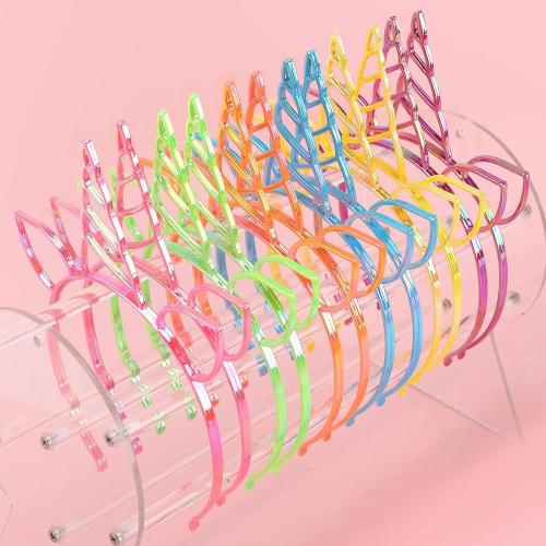 ZIRICHER Unicorn Headband, Rainbow Birthday Party Favors Crown Headband, Plastic Hairband for Party Supplies Gifts,Party Headwear Accessories for Adult