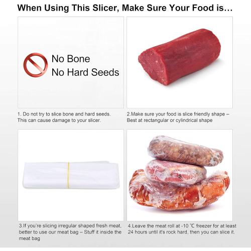 Manual Frozen Meat Slicer, befen Upgraded Stainless Steel Meat Cutter Beef Mutton Roll for Hot Pot KBBQ Food Slicer Slicing Machine for Home Cooking of Hot Pot Shabu Shabu BBQ