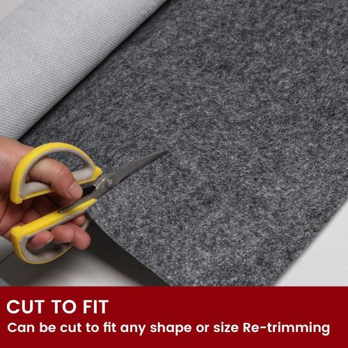 Waterproof Rug Pad, 10x14 ft Area Rug Non-Slip Carpet Pad, 1/4 Thick Non-Slip Rug Pads for All Floors and Finishes, Felt Pad for Hardwood Floors, Keeps Carpets in Place Soft and Safe
