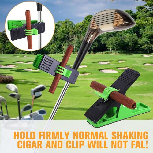 3 Pack Magnetic Cigar Holder For Golf Cart ,Non-Slip Silicone Clip With Magnetic Tape Golf Cart Accessories Cigar Gifts For Golfers