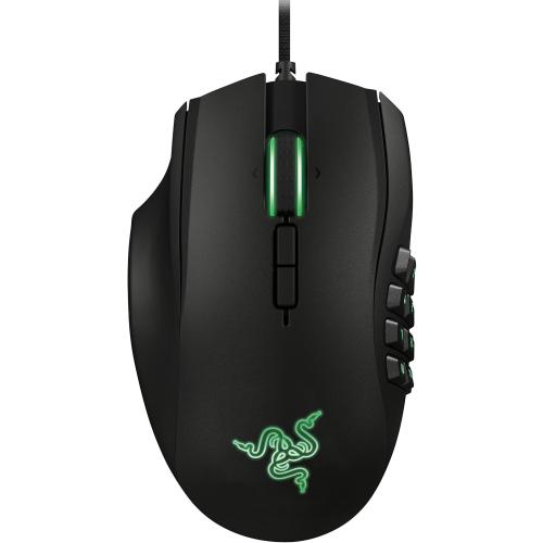 Razer RZ01-01050100-R3M1 Naga Left-Handed - Ergonomic MMO Gaming Mouse with 12 Programmable Thumb Buttons - 8,200 Adjustible DPI