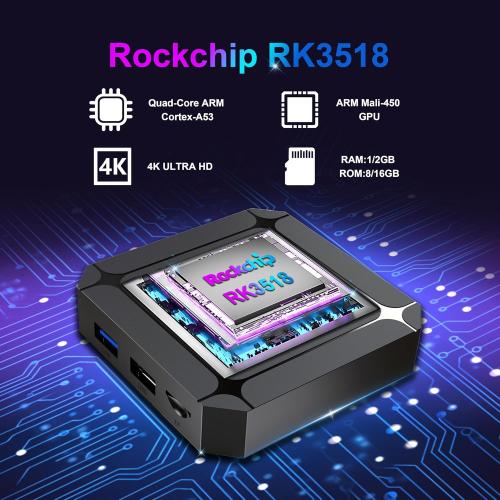 MXQ Pro 5G Android 14.0 TV Box 2025 Upgraded Ram 2GB ROM 16GB Dual Band 2.4G/5.8GHz WiFi6 BT5.0 4K AV1 USB 3.0 Ultra HD Voice Control Smart Home Player