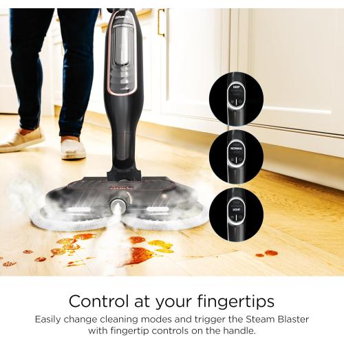 Shark Steam Scrubbing Sanitizing Blaster Mop S7201 Gray/Rose Gold WS1