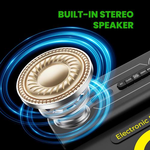 Electric Drum Set Built-in Speaker, Kids Drum Pad and Sticks, Portable Roll Up Drums Practice Pad for Kids, Great Birthday for Girls Boys