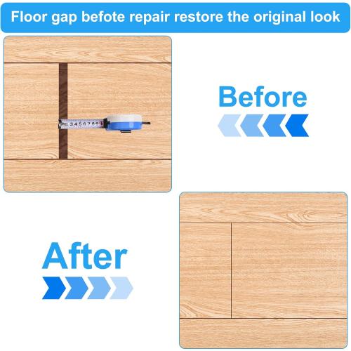 Floor Gap Fixer Tool for Laminate Floor Gap Repair Include Suction Cup and Mallet (Can't use on scraped surface floor)
