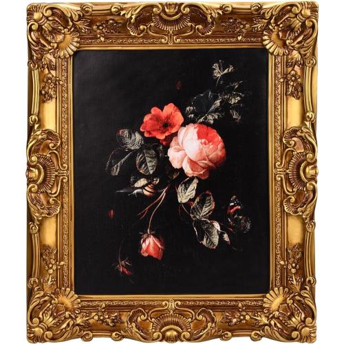 Size 12x16 Color Gold Vintage Frames 12X16,Antique Baroque Ornate Large Picture Frame for Wall Hanging,Retro Home Decor,Photo Display,Art