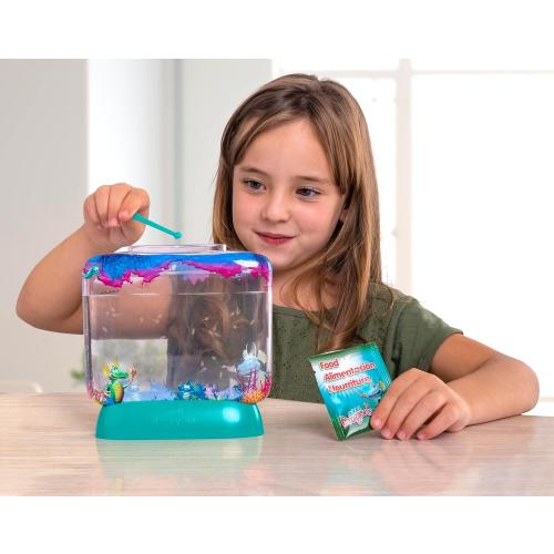Animagic Aqua Dragons Light-Up Deep Sea Habitat | Build an Aquatic Ecosystem, Watch Prehistoric Pets Hatch & Grow Science Kit | Ages 6  (Packaging may vary)