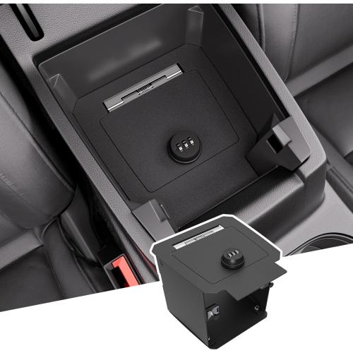 SZYANG Center Console Safe Organizer Compatible with 23-26 Chevy Colorado | GMC Canyon Lock Box Console Safe Vault Replacement for 2023-2026 Chevy Colorado Accessories