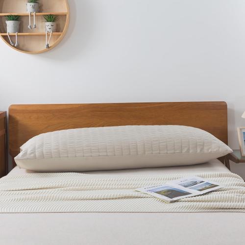 H Household Seersucker Washed Microfiber Pillowcases Set of 1– Ultra Soft & Comfortable, Envelope Closure, Available in Body Size 20x54 Inches - Textured Design, Easy Care, Wrinkle-Resistant