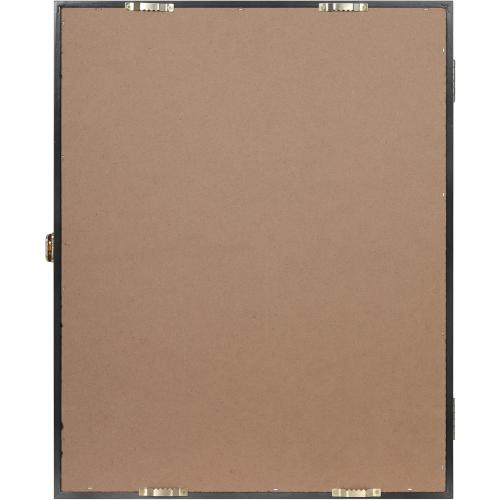 Military Challenge Coin Display Case Poker Chip Display Stand Rack Black Finish 98% UV Protection Compatible with Army Navy Air Force Marine Corps Honored Coins