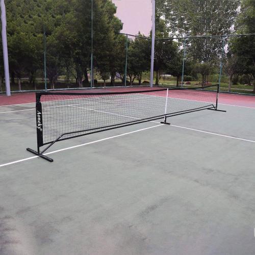 Aoneky Mini Portable Tennis Net for Driveway - Kids Soccer Tennis Net - Pickleball Net