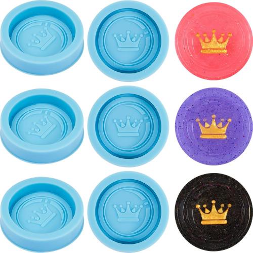 Patelai  Resin International Chess Molds Silicone Checkers Epoxy Molds Chess Resin Casting Mold for Home Decoration Jewelry Cake Pendant Making Supplies(Blue)