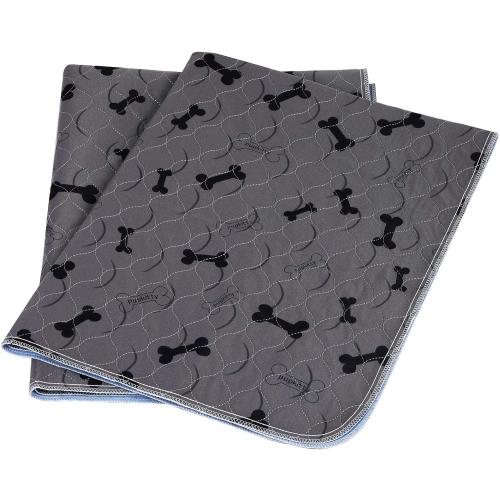 Washable Dog Pee Pads with Free Grooming Gloves,Non Slip Dog Mats with Great Urine Absorption,Reusable Puppy Pee Pads for Whelping,Potty,Training,Playpen