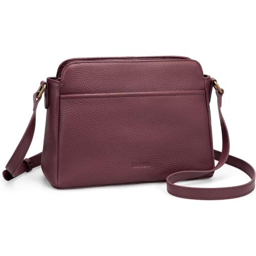 befen Anti-theft Crossbody Bag for Women Genuine Leather, Small Cross Body Shoulder Handbags with RFID Card Slots
