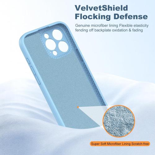 IYH for iPhone 15 Case, Magnetic Stand, Liquid Silicone(Light Blue) | [16FT Drop Protection] [Invisible Magnetic Stand] [MagSafe Compatible] [Liquid Silicone] [Slim Profile]