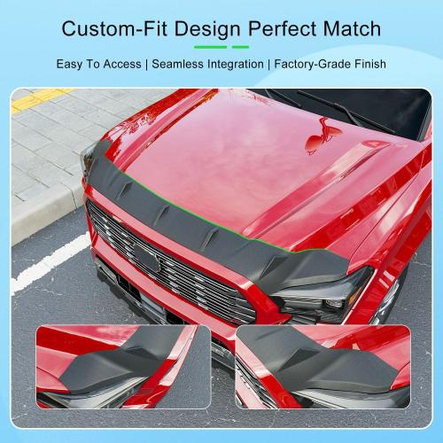 xipoqix Hood Protector Compatible with 2024-2026 Toyota Tacoma 2025 2026 4Runner Hood Shield Deflector Replacement for 2024-2026 Toyota Tacoma Accessories