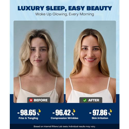 Ultra-Chill Cooling Pillowcase Set of 2 for Hot Sleepers, Softer Than Silk Pillow Cases for Protecting Hair & Skin, Breathable Bed Pillow Covers w/Zipper, Gifts for Women Men (Black, Queen)