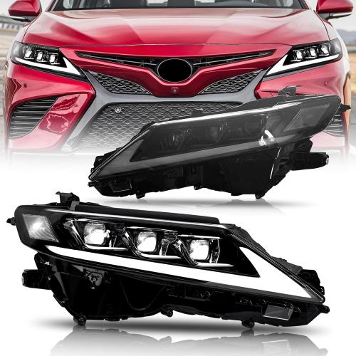 Projector Headlights Compatible with 2018-2022  toyota Camry (missing connector, see the pictures)
