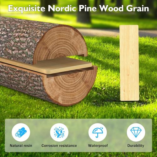 Pool Bar, Above Ground Pool Bar Table, Nordic Pine Foldable Poolside Bar, Swim Up Bar Pool Shelf Fits 3.7 Inch or Less Top Rail, Frame Above Ground Round & Oval Pool Accessories, 47×12in Table Top