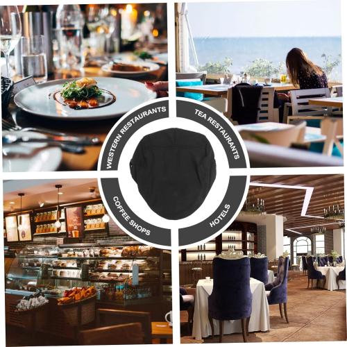 1pc Work Beret Kitchen Cap Chef Turban Chef Skull Hat Men s Newsboy Caps Chef Hat Green