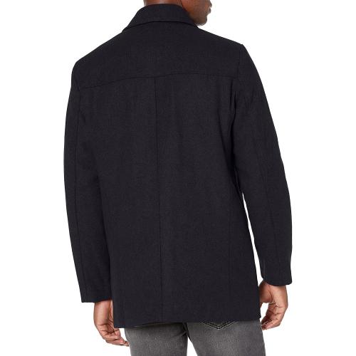 Size Large Dockers mens Weston Wool Blend Coat With Scarf (Regular and Big & Tall)