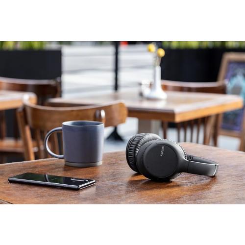 Sony Noise Canceling Headphones WHCH710N: Wireless Bluetooth Over The Ear Headset with Mic for Phone-Call and Alexa Voice Control, Black