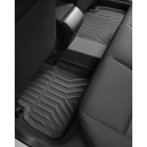 Custom Fit 3 Pcs Floor Mats for Honda Civic 2022-2025 - All-Weather Rubber Mats & Liners, Heavy Duty Car Interior Protection for Civic, Weather-Resistant & Easy to Clean