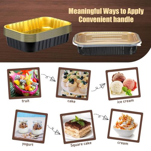 30 Pack Aluminum Pans with Lids Kit Includes 10 Pack 10x13 Half Size Oven Steam Table Tin Foil Pans Collocation 20 Pack 8.7x6 Disposable Baking Pan Chafing Trays