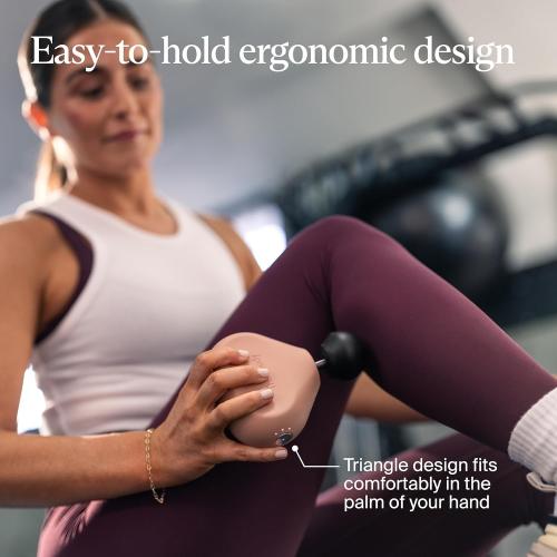.TheraGun Mini (3rd Generation) by Therabody – Ultra-Portable Massage Gun and Travel Essential for Fast, Effective Pain and Tension Relief Anywhere (Desert Rose)