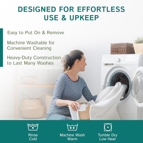 RV King Waterproof Mattress Pad - Fitted Mattress Protector with Quilted Pillow Top Mattress Topper - Premium Quality Hypoallergenic Mattress Cover (72'x80')