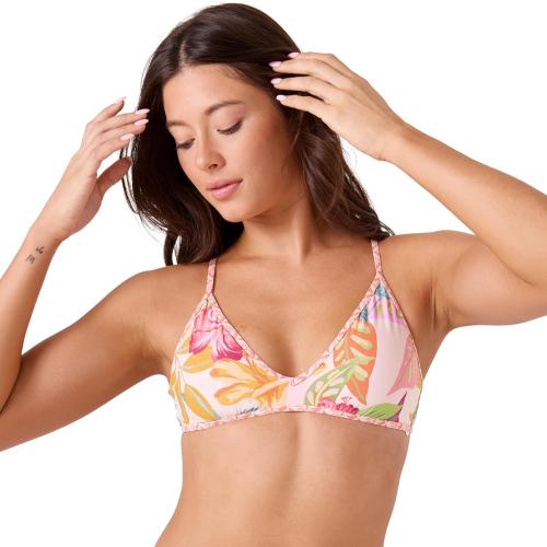 Size Large Roxy Women's Bikini Top – UPF 50 , Quick-Dry, Removable Pads, Swimsuit Top, Surf & Beachwear