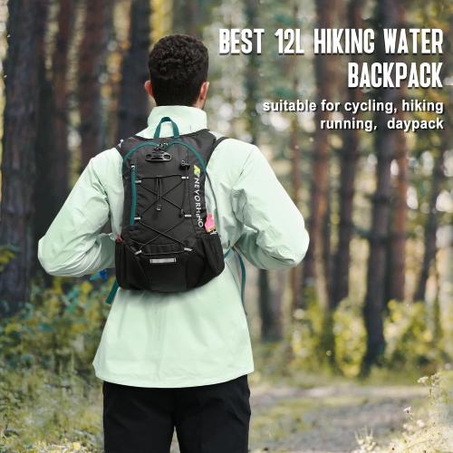 Lightweight Hydration Backpack, Running Backpack with 2L Water Bladder