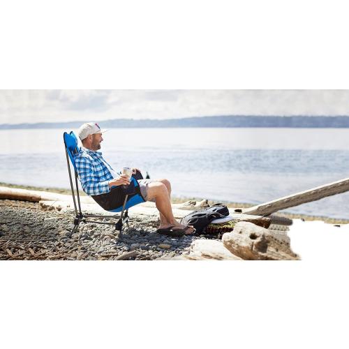 Cascade Mountain Tech Hammock Camp Chair with Adjustable Height - Ultralight for Backpacking, Camping, Sporting Events, Beach, and Picnics with Carry Bag