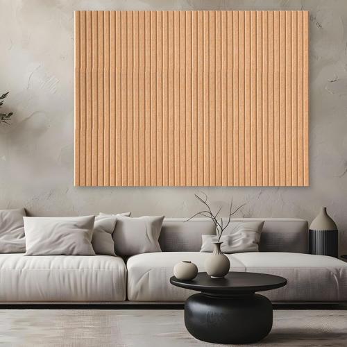 YOUDEFUL Large Cork Board Alternative-12 Pcs Self-Adhesive Felt Bulletin Board Tiles, Felt Pin Board Cork Board Tiles for Home Office Wall Decor, Tack Board 47x35 (Longan Yellow