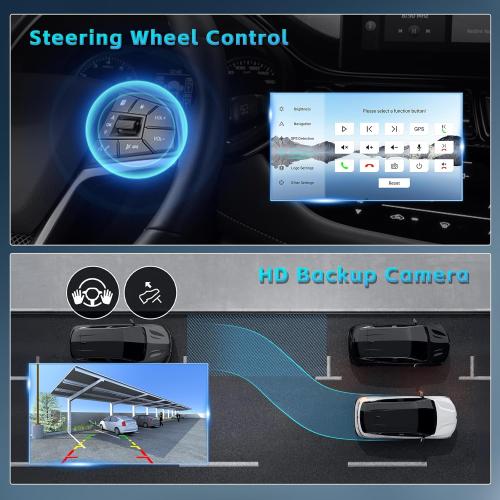 Qualcomm [8Core 4 64GB] Inefala Android 15 Car Radio for Chevrolet Chevy Silverado Tahoe Suburban GMC Yukon 2007-2012 with Carplay Android Auto, 9 Touchscreen Car Stereo with WiFi GPS Bluetooth SWC