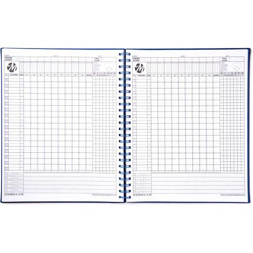 Blue Murray Sporting Goods Premium Baseball Softball Scorebook - 60 Games | Stats Score Keeper Book for Adult & Youth Baseball/Softball