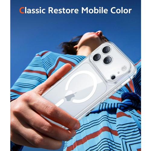 FNTCASE for Phone 18 Pro Case / 17 Pro Case Clear with Screen Protector