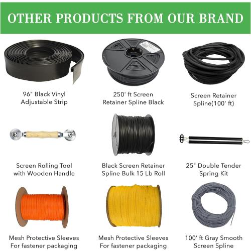 Screen Roller Tool - Rolling Tool for Installing Door & Window Screens & Repair - Spline Roller with Wood Handle & Steel Bearing Wheel - Professional Rolling Tool - Double Ended Hand Spline Roller