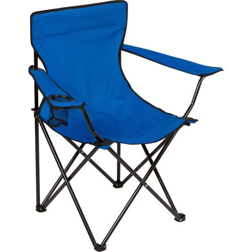 Trademark Innovations Folding Outdoor Beach Camp Chair Blue