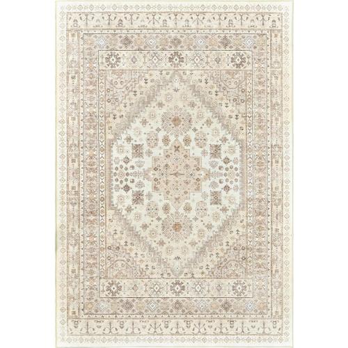 zesthome 9x12 Area Rugs,Stain Resistant Washable Rug,Ultra-Thin Rugs for Living Room,Bedroom,Non-Slip Backing Home Decor Large Area Rug (Cream/Beige,9'x12')