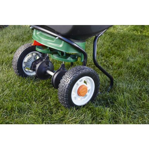 Scotts Elite Spreader for Grass Seed, Weed and Feed, Fertilizer, Salt and Ice Melt, Durable Push Spreader Holds up to 20,000 sq. ft Product