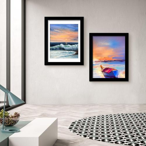 LUCKYLIFE 18x24 Frame in Black, Gallery Frame for Wall Mounting, 2 Pack