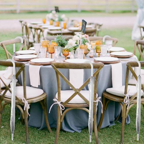 13 Pack Clear Wedding Umbrellas Bulk Transparent Auto Open Stick Umbrellas Windproof Waterproof Large Canopy Umbrella with White J Hook Handle for Wedding Bride Groom Photography Golf Outdoor