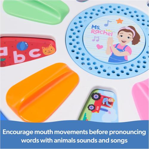 Ms. Rachel Official Spin Along Learning Wheel with 3 Learning Play Modes, Educational Toys & Toddler Toys for Girls & Boys Ages 1-3